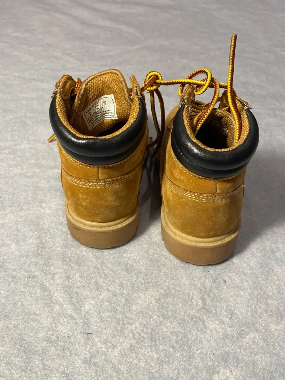 Levi's Kids Wheat/Tan Lace-Up Work Boots size 8 boys